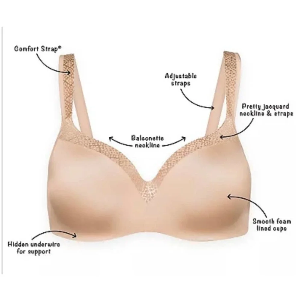 Playtex Full Figure Underwire Bra- Size 38DDD - Picture 3 of 5